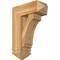 Ekena Millwork Imperial Arts and Crafts Rough Sawn Bracket w/ Offset Brace, Western Red Cedar, 8"W x 20"D x 28"H BKT0806X20X28IMP03RWR - alternate 1